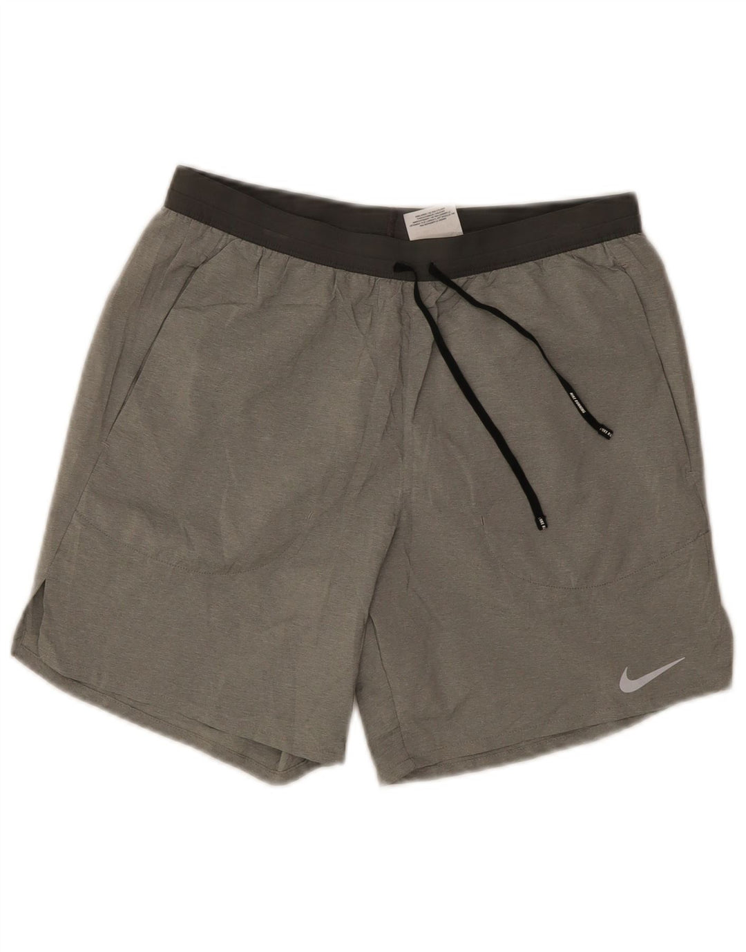 Nike Damen Dri Fit Sport Shorts UK 10 Small Grau Polyester