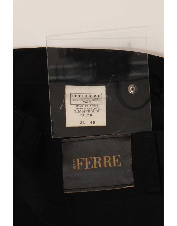 Ferre Herren Ittierre Tapered Jeans W34 L27 Schwarzes Polyamid