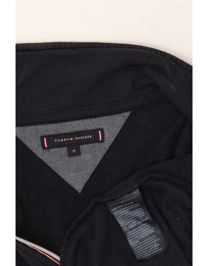 TOMMY HILFIGER Mens Tracksuit Top Jacket Medium Navy Blue Cotton Vintage Tommy Hilfiger and Second-Hand Tommy Hilfiger from Messina Hembry 