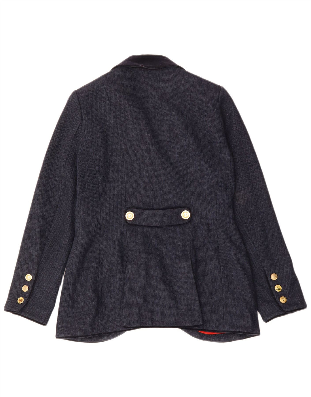 Joules Damen-Blazerjacke mit 3 Knöpfen, UK 14, große marineblaue Wolle