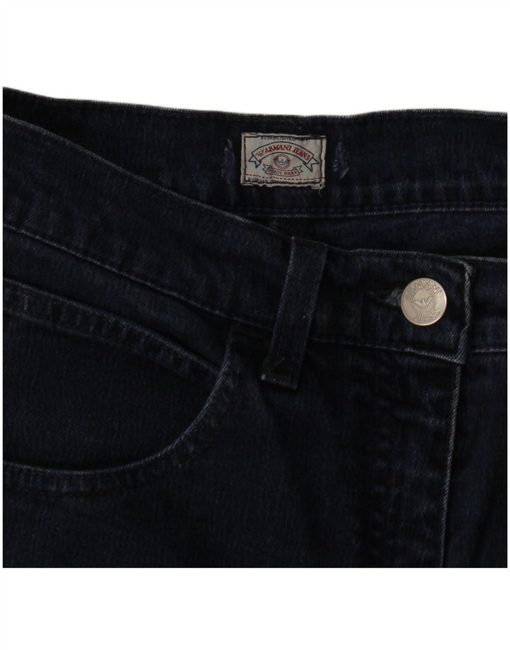 Armani Damen Bootcut-Jeans W28 L30 Marineblau