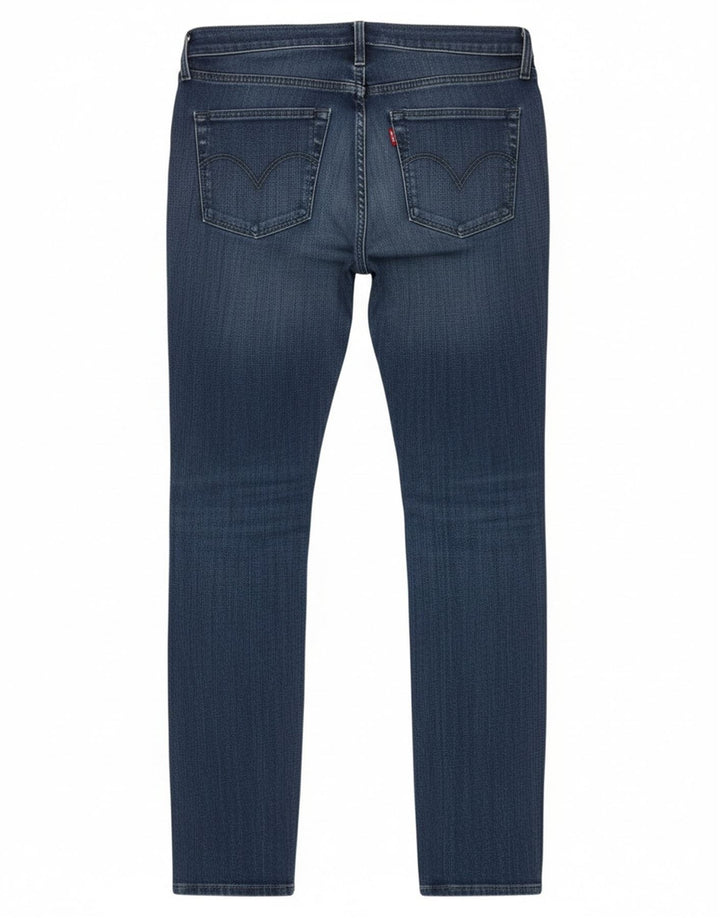 Levi's Damen Skinny Jeans W26 L34 Blaue Baumwolle