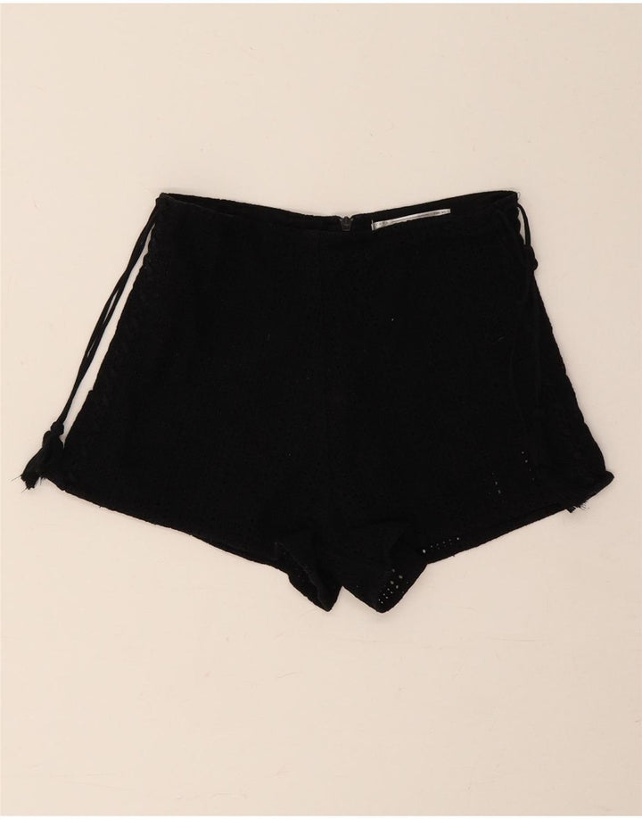 Zara Damen Trafaluc Hot Pants XS W24 Schwarz