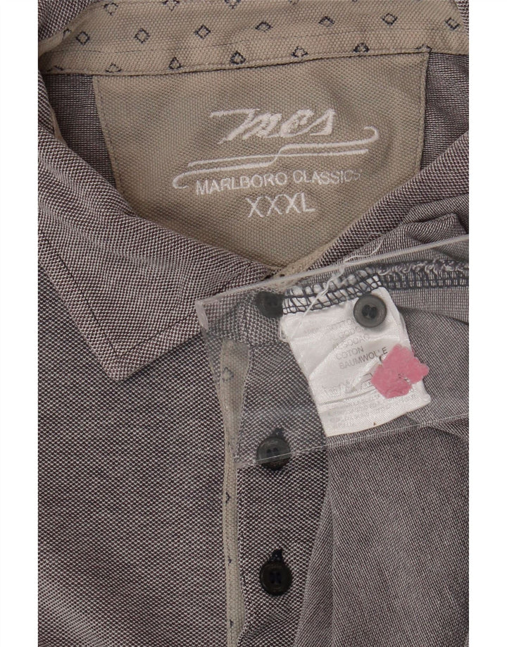 MARLBORO CLASSICS Herren Poloshirt 3XL Grau Baumwolle