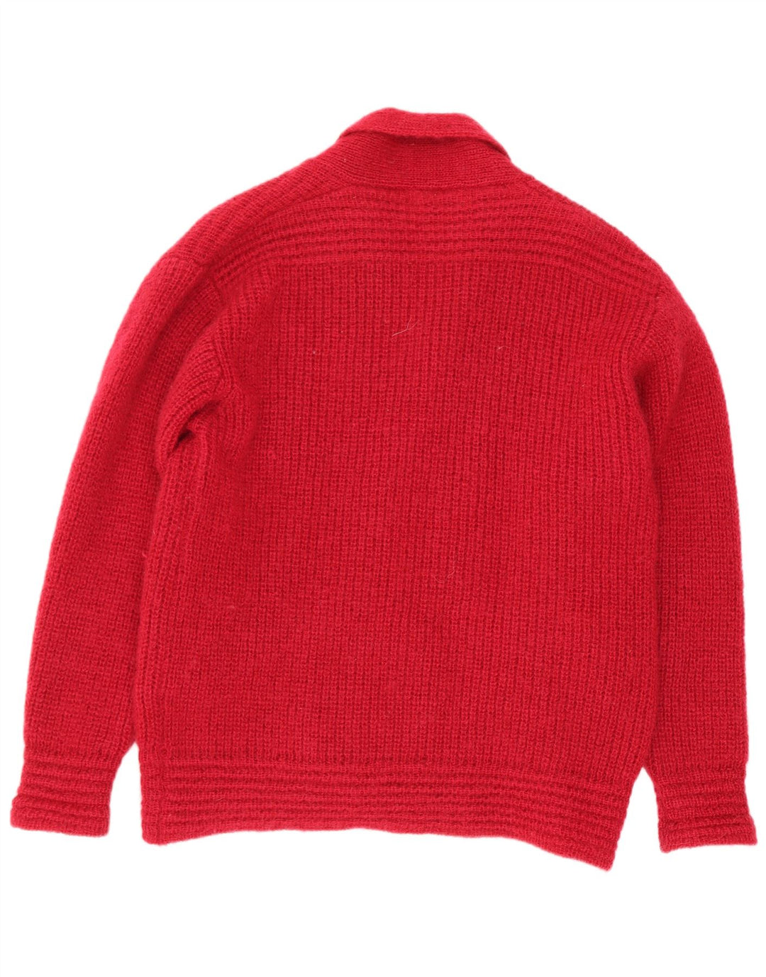 Emreco Damen-Strickjacke, zweireihig, EU 38, mittelrote Wolle