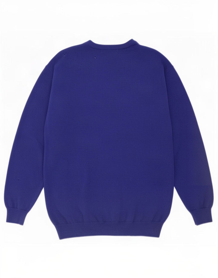Marks & Spencer Herren St. Michael Pullover mit U-Boot-Ausschnitt, Größe L, Blau