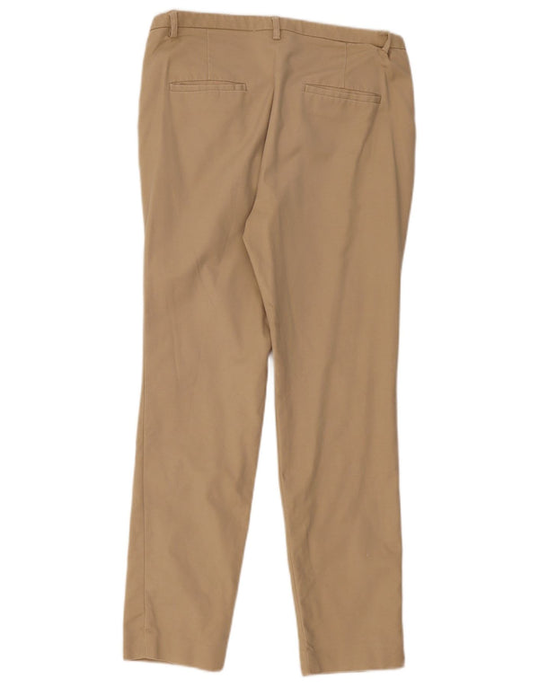 Zara Damen Slim Chino-Hose EU 40 Medium W30 L28 Beige