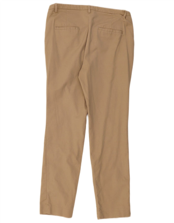 Zara Damen Slim Chino-Hose EU 40 Medium W30 L28 Beige