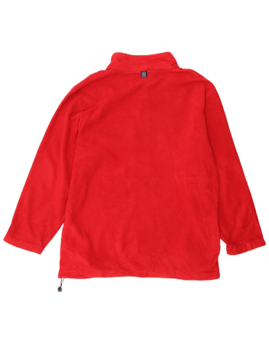 Nautica Herren-Fleecepullover mit grafischem Reißverschluss, XL, rotes Polyester