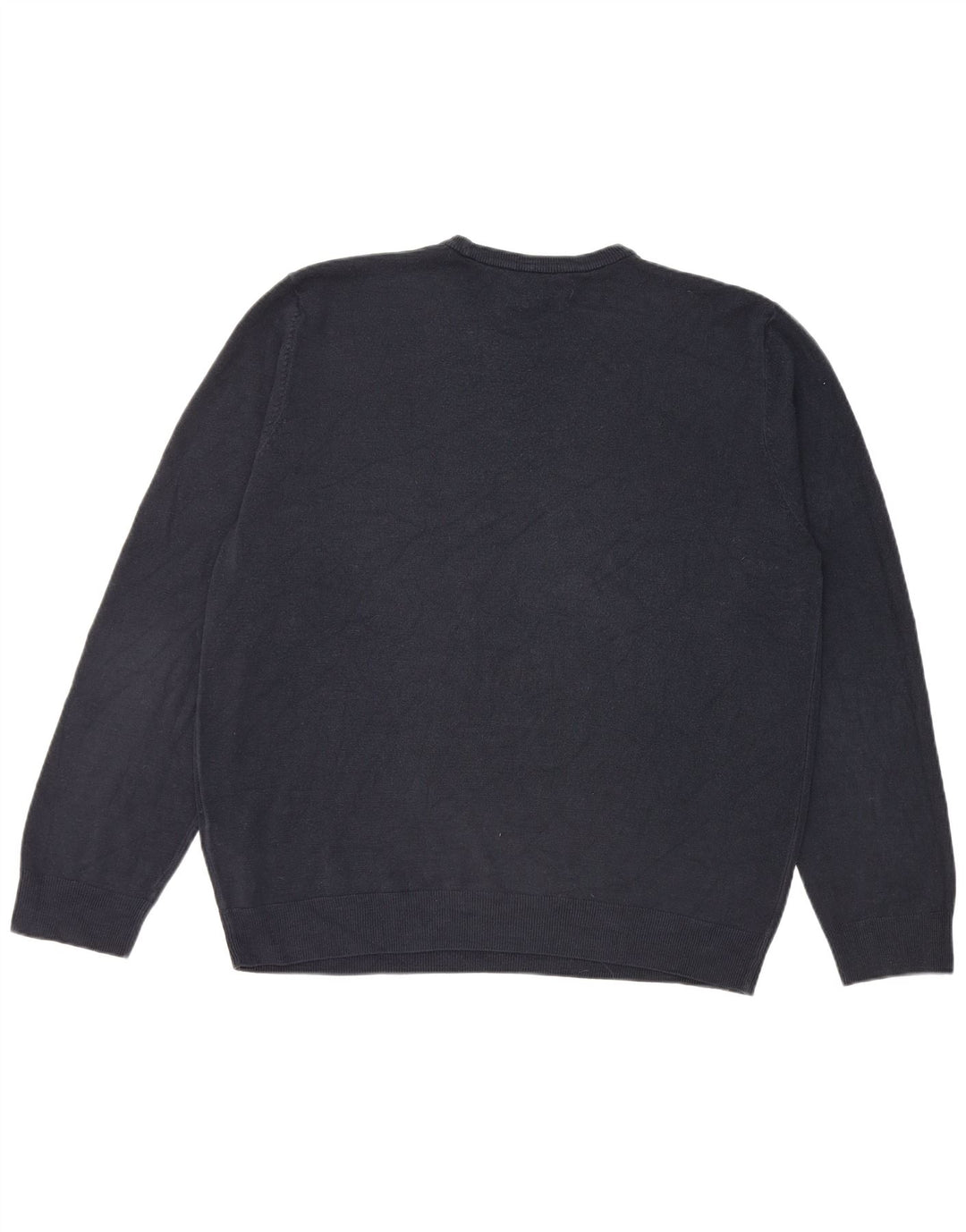 Marks & Spencer Herren-Pullover mit Rundhalsausschnitt, 2XL, Marineblau, Acryl