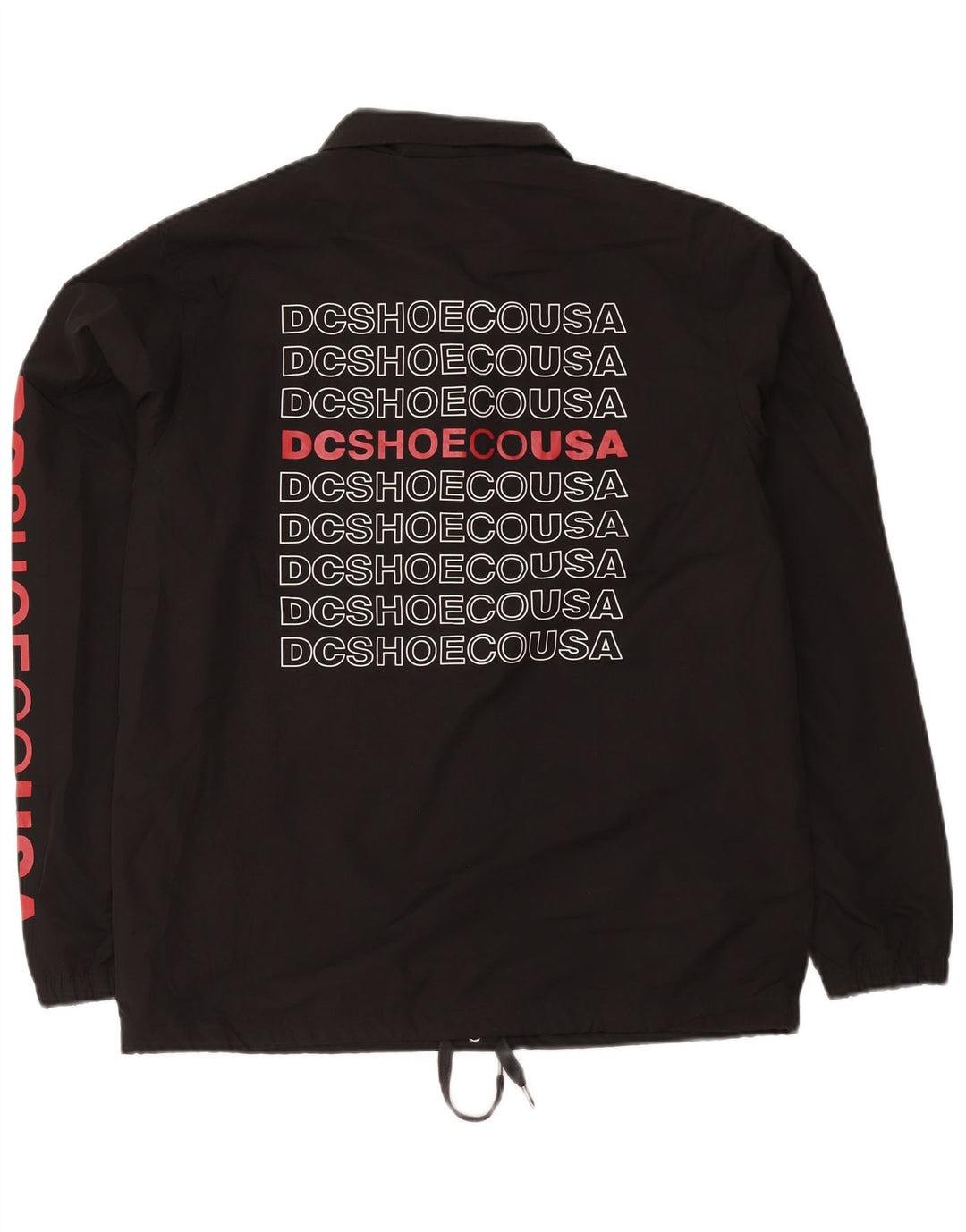 DC Herren-Regenjacke mit Grafik, UK 38, Mittelschwarz, Polyester