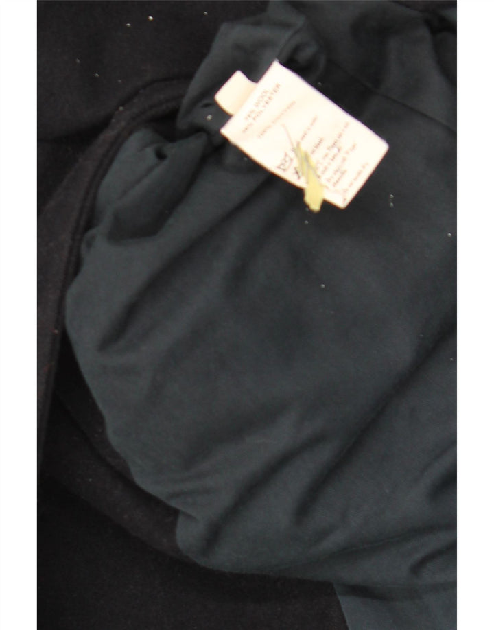 Massimo Rebecchi Damen Pea Coat IT 44 Mittelmarineblaue Wolle