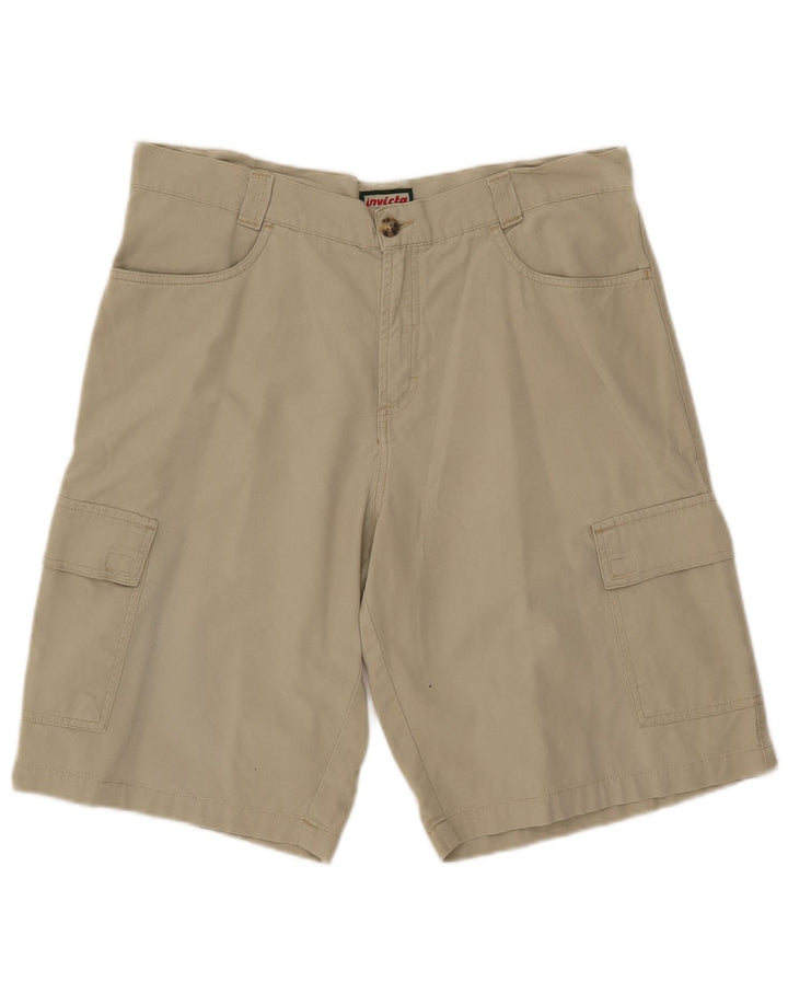 Invicta Herren Cargoshorts IT 54 2XL W36 Beige Baumwolle