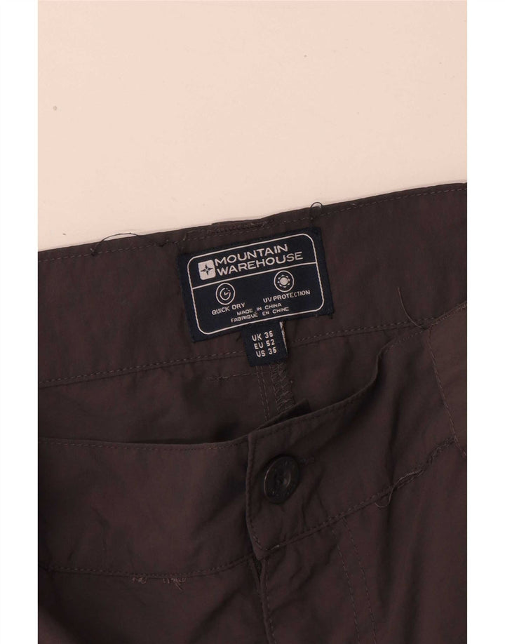 Mountain Warehouse Herren-Cargoshorts, W36, Größe L, Grau, Polyamid