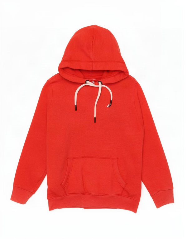 Superdry Graphic Hoodie-Pullover für Damen, UK 10, Größe S, Rot, Colourblock-Baumwolle