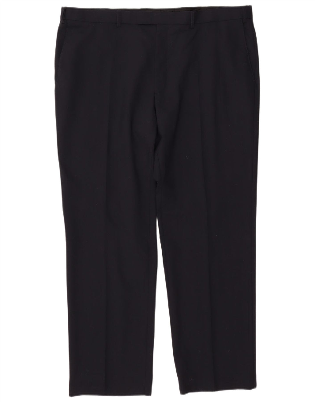 MARKS & SPENCER Performance-gerade Anzughose für Herren, W42, L31, Marineblau