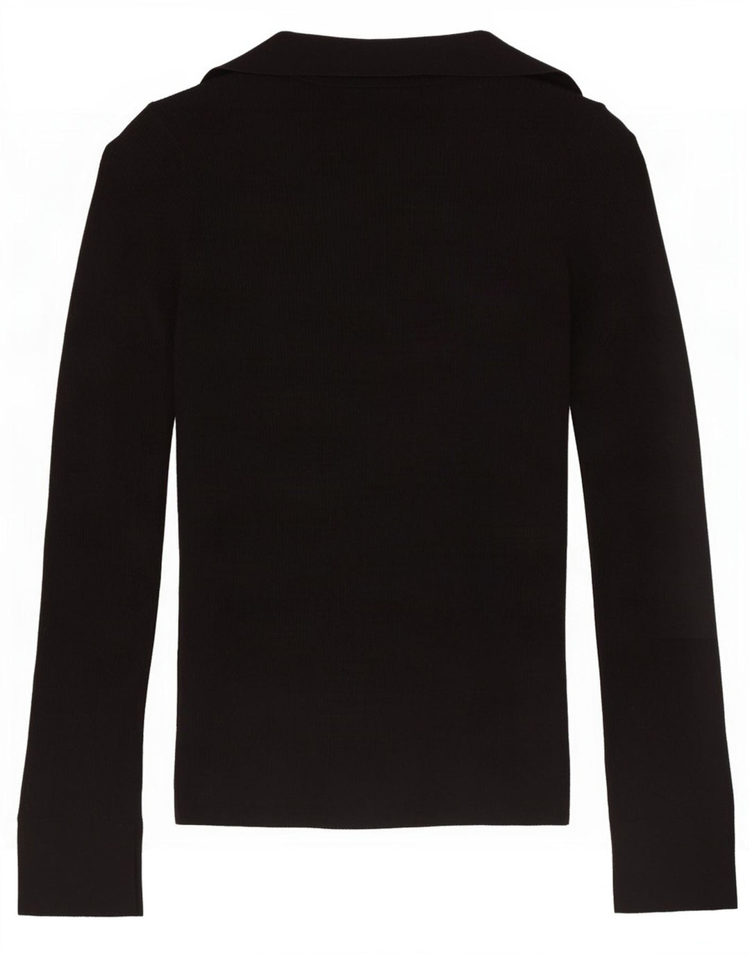 Massimo Dutti Damen-Cardigan-Pullover UK 10 Kleine schwarze Wolle
