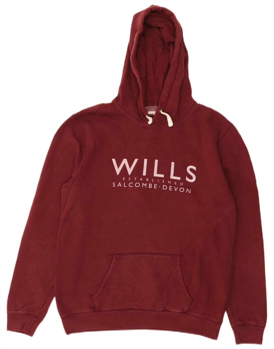 JACK WILLS Herren Salcombe Devon Graphic Kapuzenpullover aus mittelbrauner Baumwolle