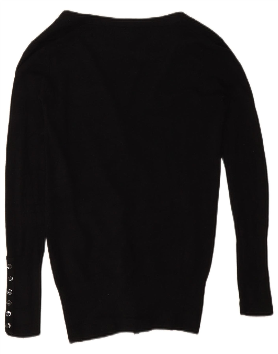 Zara Damen-Cardigan-Pullover UK 10 Small Schwarz Rayon
