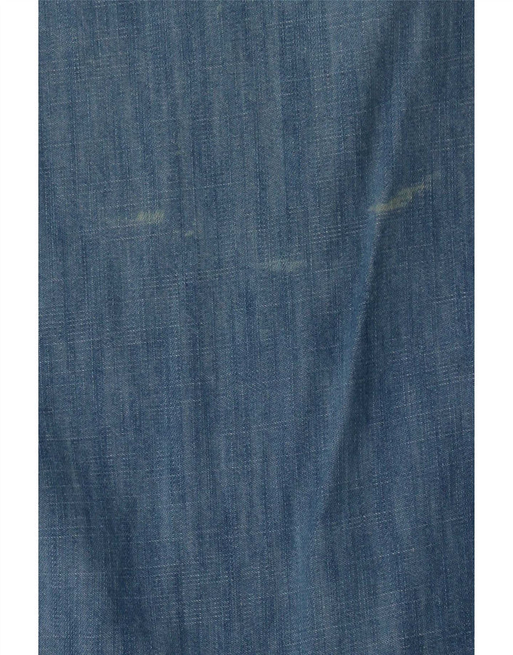 Fat Face Damen Jeanskleid UK 12 Mittelblaue Baumwolle