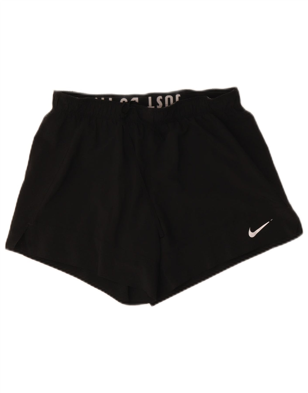 Nike Damen Dri Fit Sport Shorts UK 14 Medium Schwarz Polyester