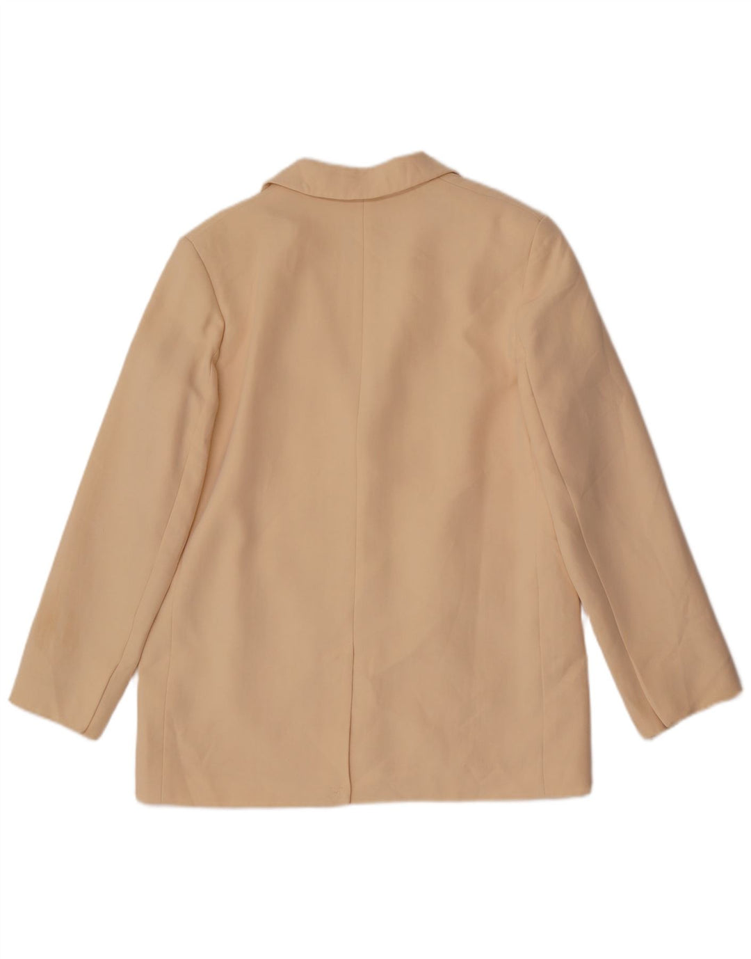 Zara Damen 2-Knopf-Übergröße-Blazer-Jacke, UK 10, Small, Beige, Polyester