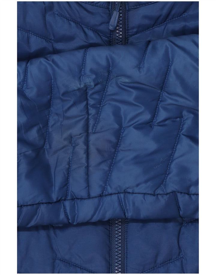 Jack Wolfskin Herren Wattierte Jacke UK 36/38 Mittelblaues Polyester
