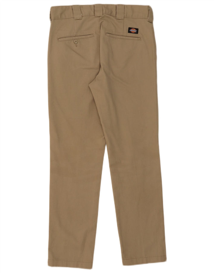 DICKIES Herren Slim Fit Chinohose W29 L30 Beige Polyester