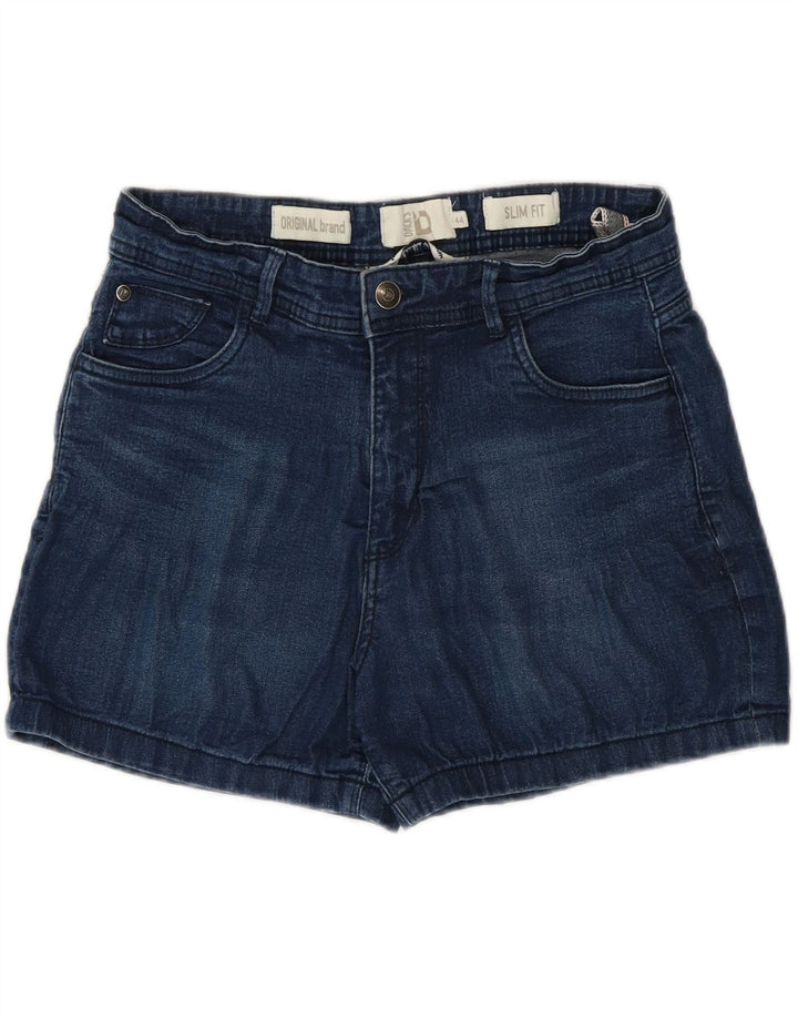 Dack's Slim Fit Denim-Shorts für Damen IT 44 Medium W30 Marineblaue Baumwolle