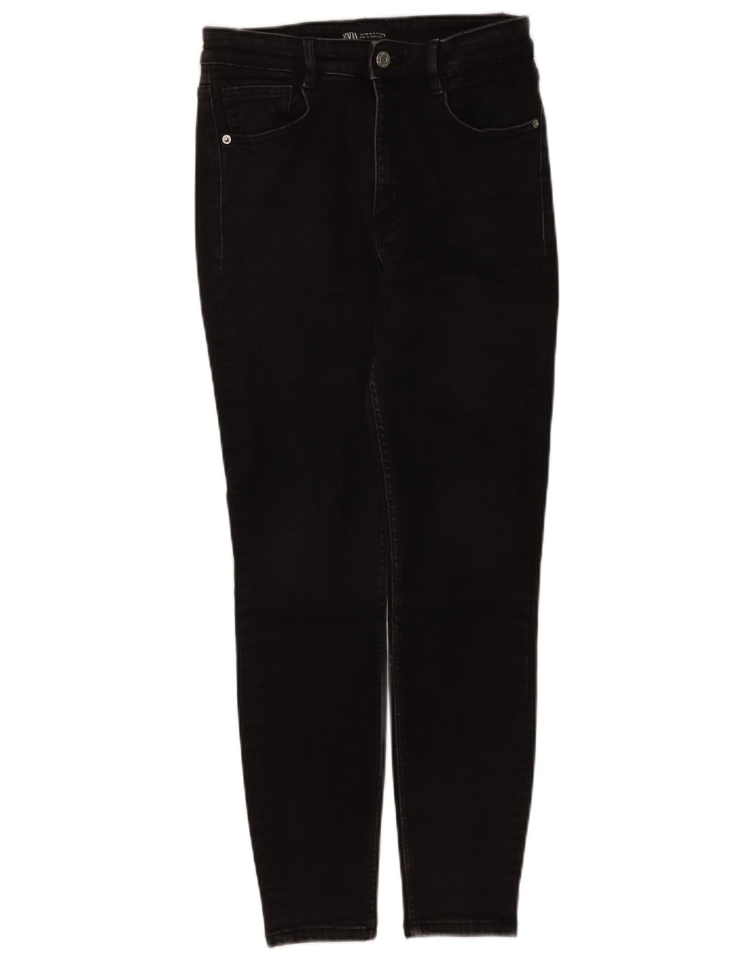 Zara Damen Skinny Jeans EU 40 Medium W30 L26 Schwarz