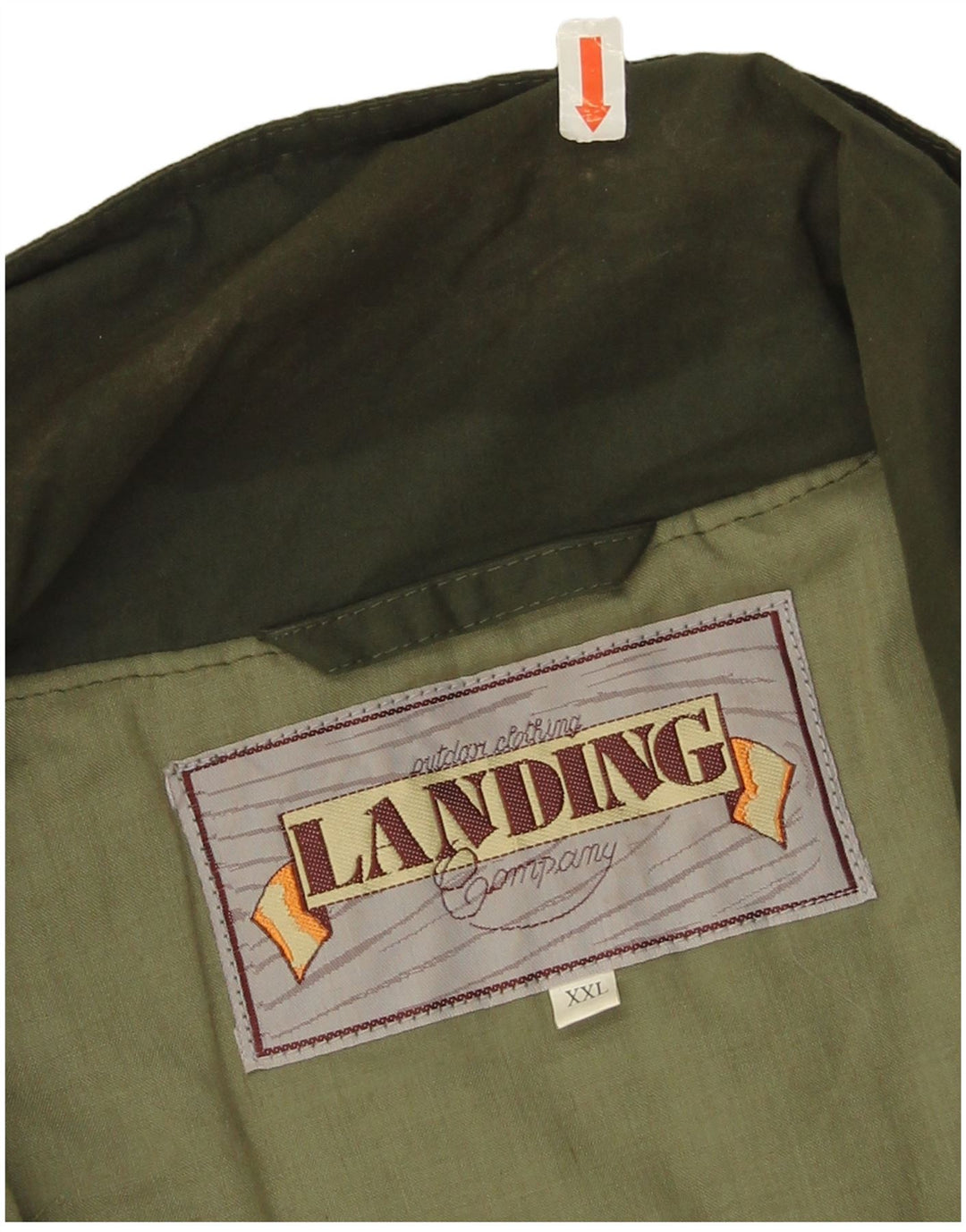 Vintage Herren Utility Gilet UK 44 2XL Khaki Polyester