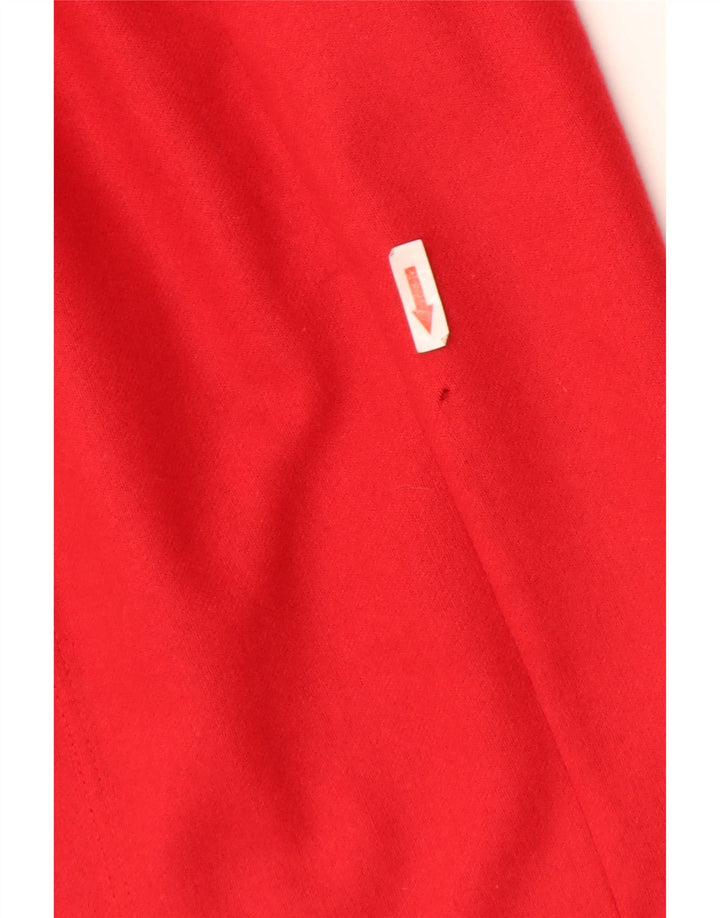 1957 Legendary Longline-Blazerjacke für Damen IT 44 Mittelroter Farbblock