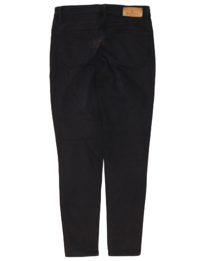 Massimo Dutti Damen Skinny Jeans EU 40 Medium W30 L29 Schwarze Baumwolle