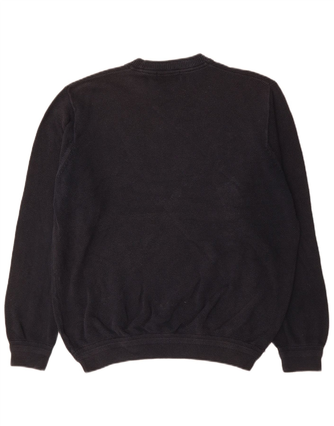 Marks & Spencer Herren Blauer Harbor-Pullover mit Rundhalsausschnitt Mittelmarineblau