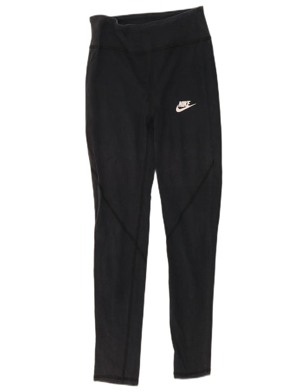 Nike Tight-Fit-Leggings für Mädchen, 13–14 Jahre, XL, Marineblau, Baumwolle