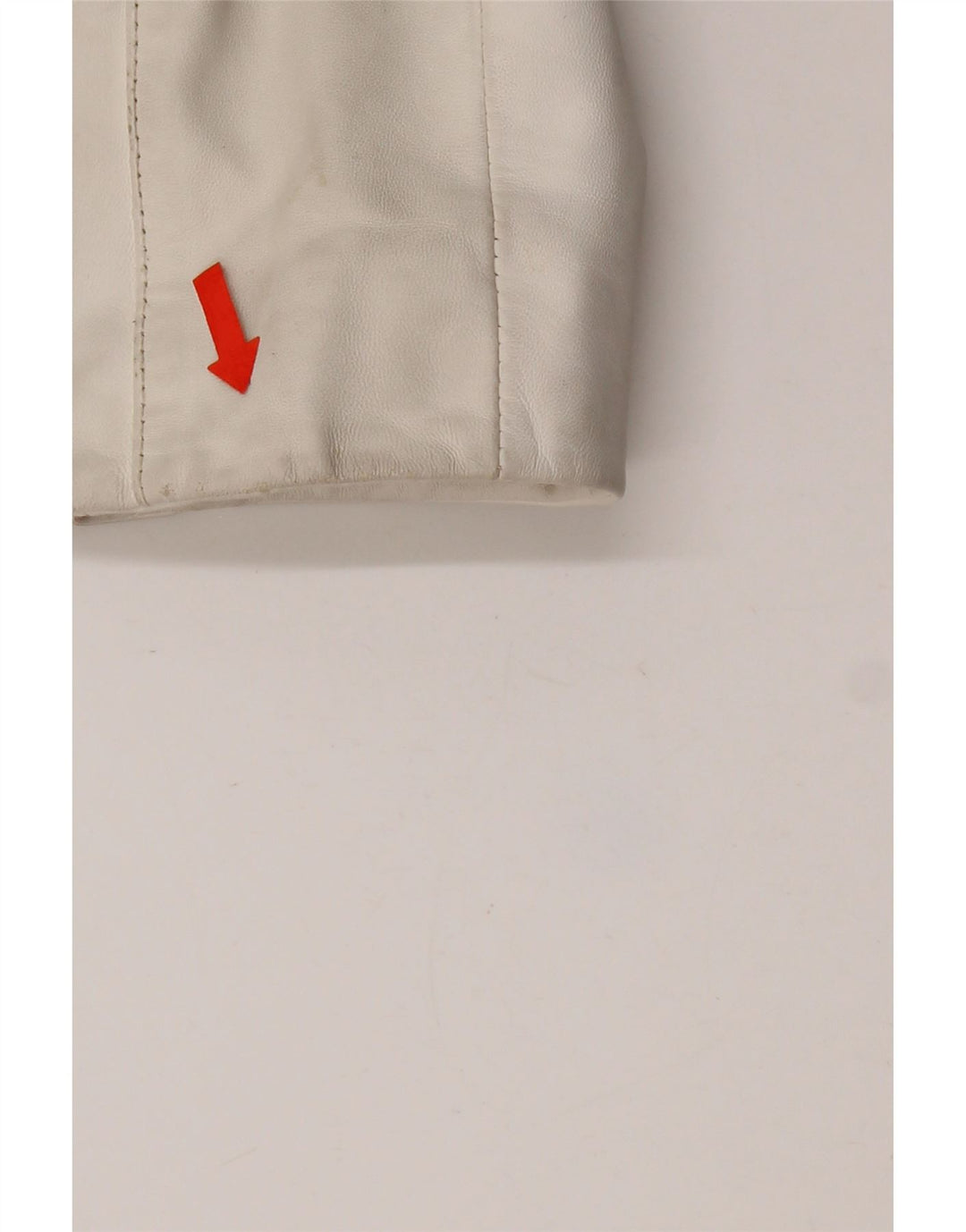 Conbipel Damen Leder Bikerjacke IT 42 Mittelweißes Leder