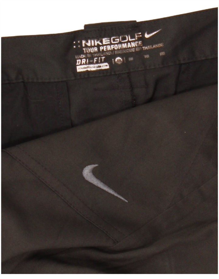 Nike Herren Dri Fit Chino Shorts W38 XL Schwarz Polyester