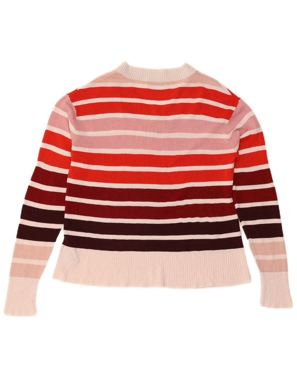 Marks & Spencer Damen-Pullover mit V-Ausschnitt, Größe M, mehrfarbig