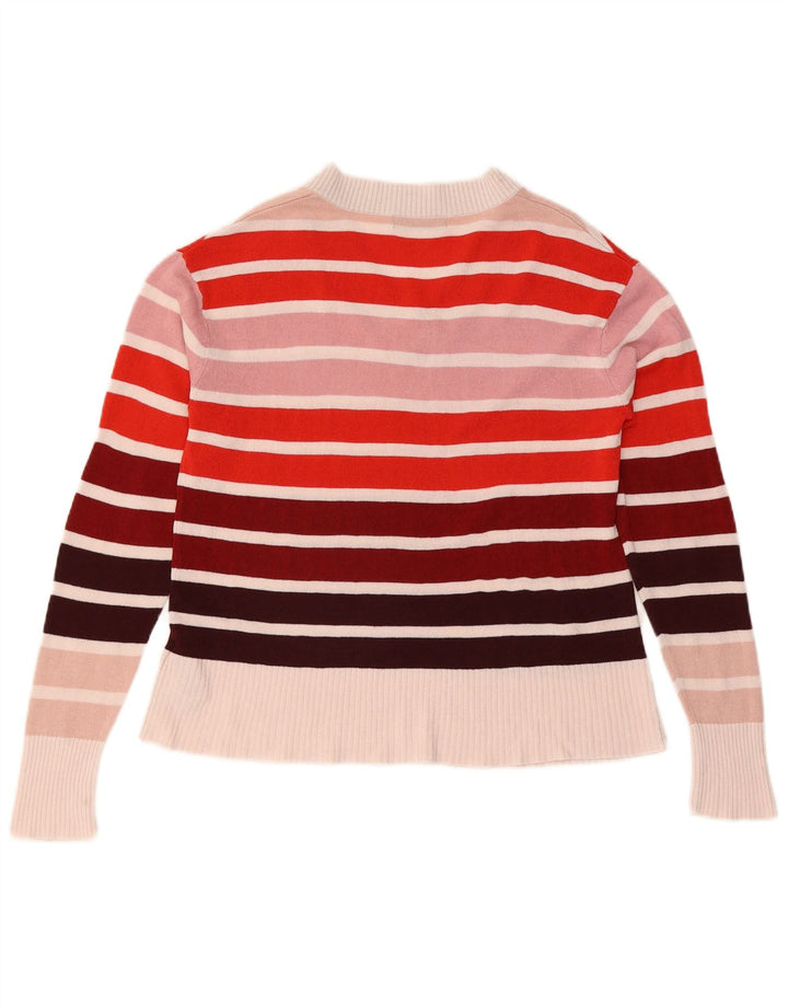 Marks & Spencer Damen-Pullover mit V-Ausschnitt, Größe M, mehrfarbig