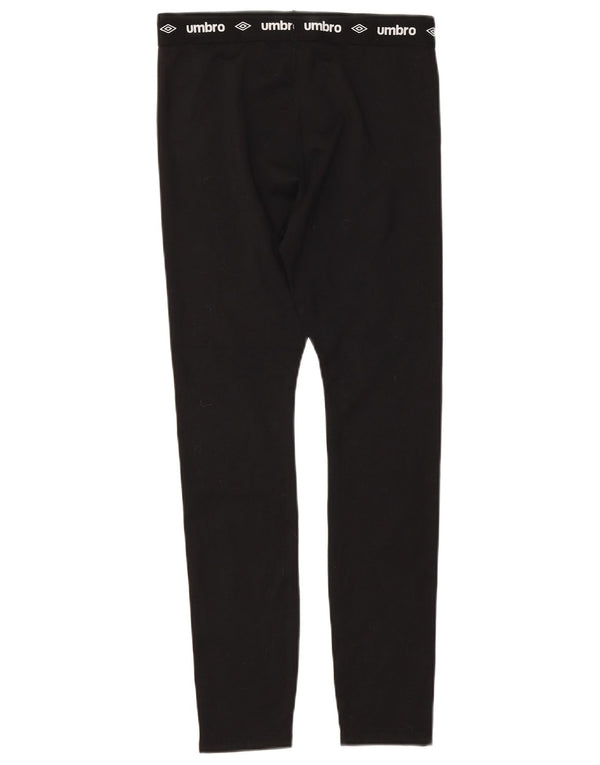 Umbro Mädchen-Leggings, 15–16 Jahre, W26, schwarzes Polyester