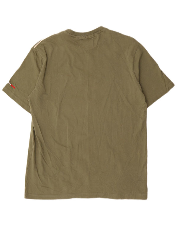 Vespa Herren Grafik T-Shirt Top 2XL Khaki Baumwolle