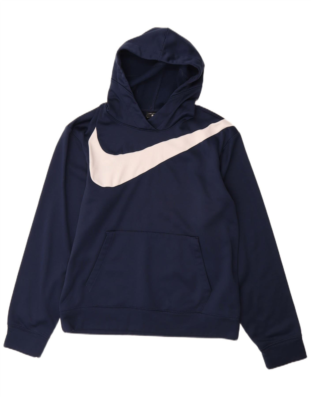 NIKE Herren Dri Fit Graphic Kapuzenpullover, Größe S, Marineblau, Polyester