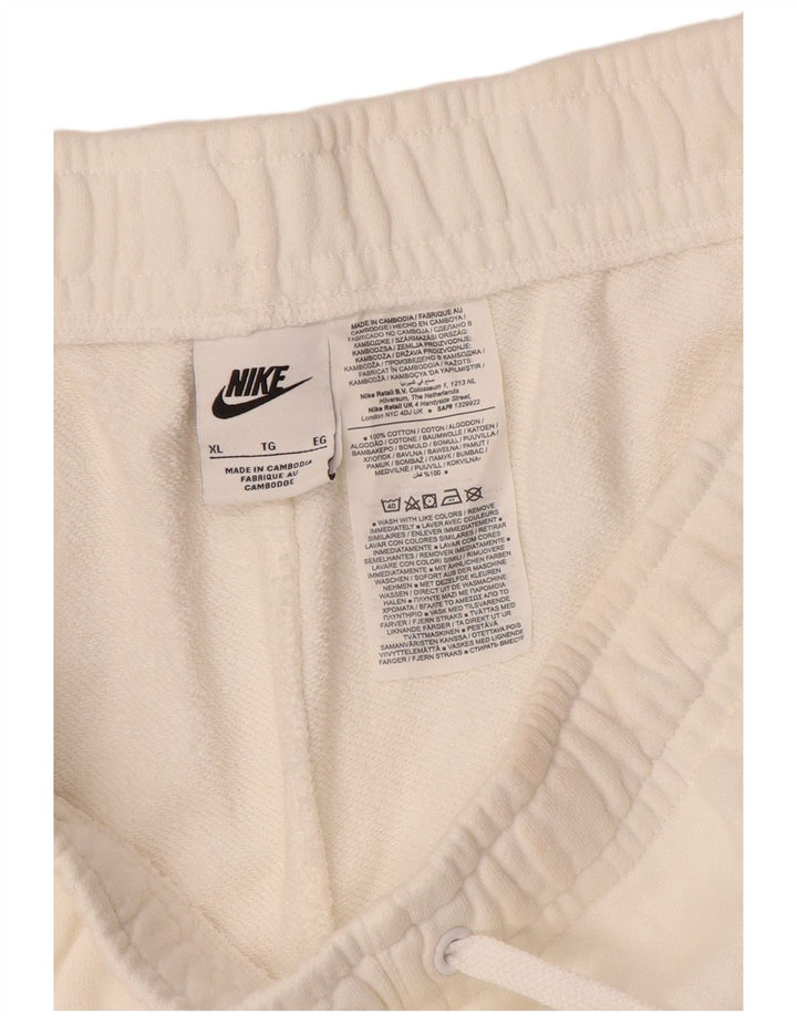 NIKE Herren-Sportshorts XL aus weißer Baumwolle
