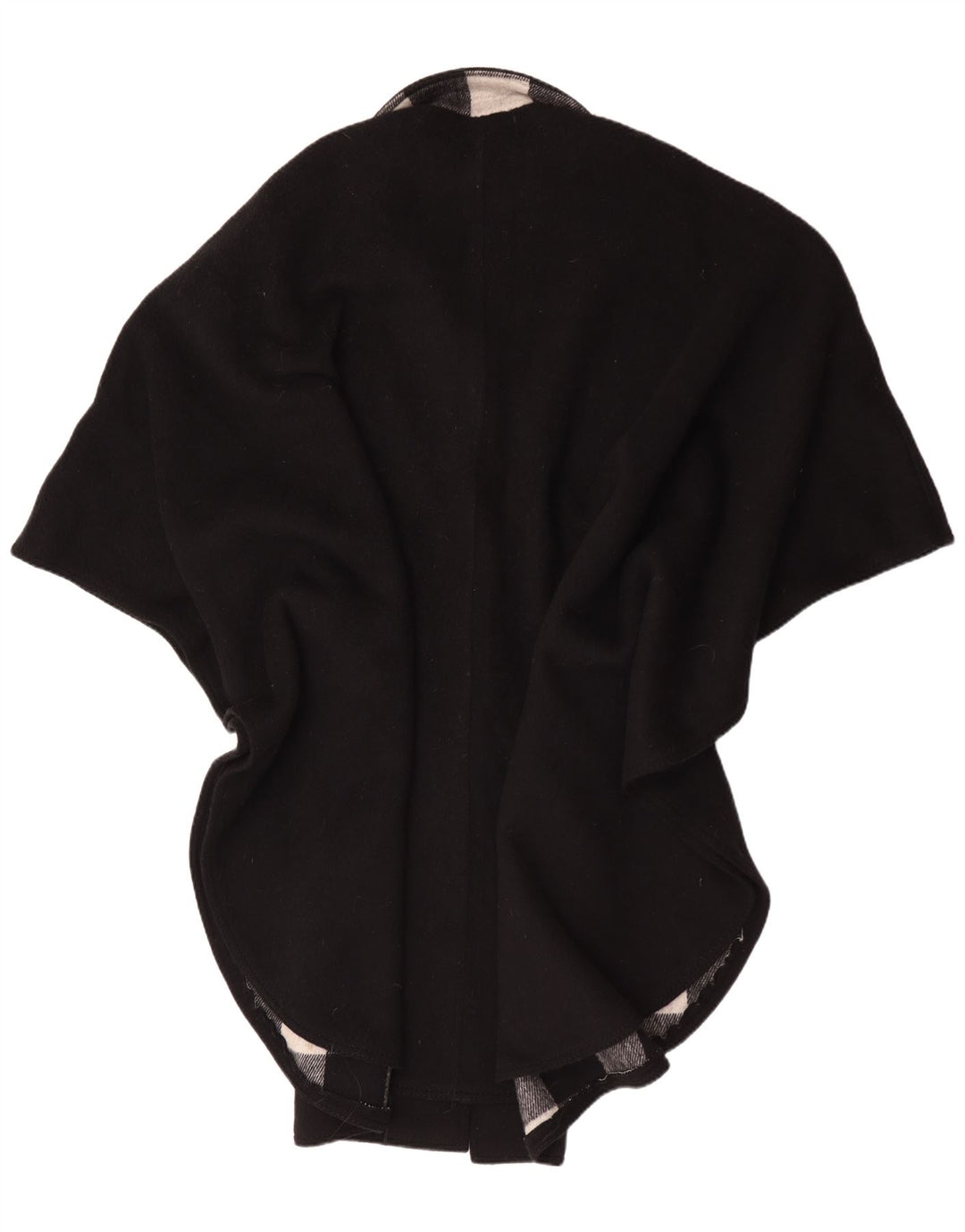 Althof Petit Paris Damen Ponchomantel EU 38 Mittelschwarze Wolle