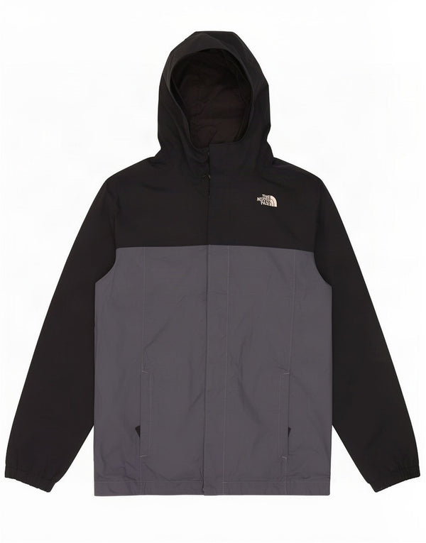 The North Face Jungen-Regenjacke mit Kapuze, 14–15 Jahre, XL, Schwarz, Farbblock