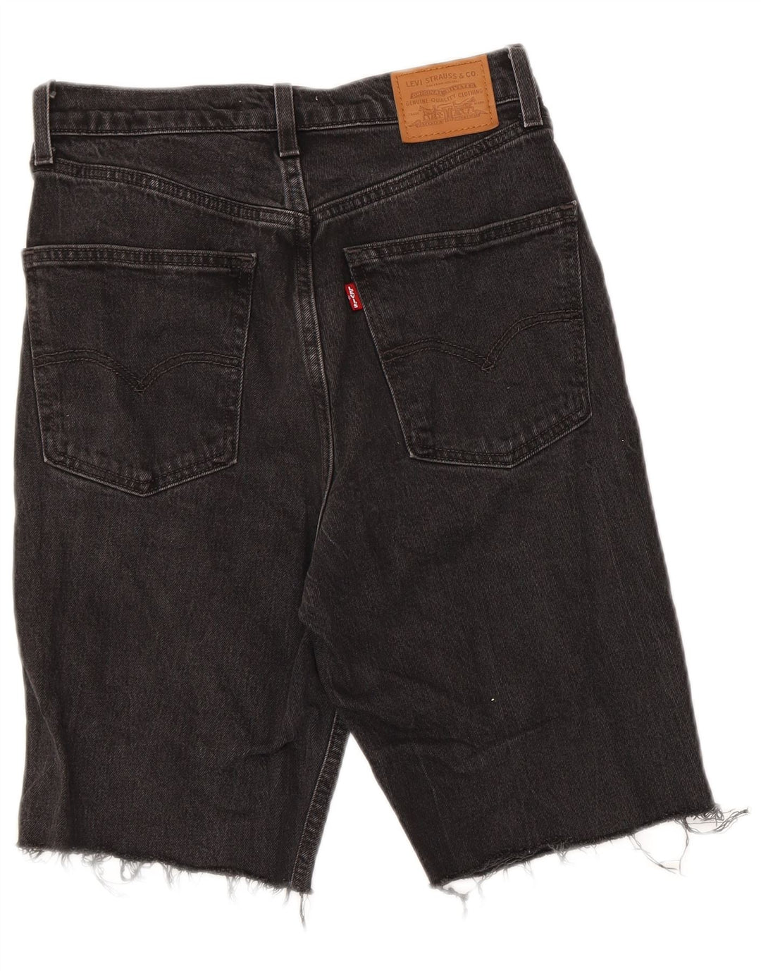 Levi's Herren-Jeansshorts, W27, XS, schwarze Baumwolle