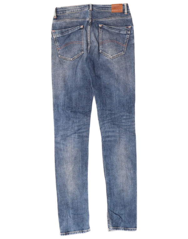 Tommy Hilfiger Distressed Slim Jeans für Mädchen, 15–16 Jahre, W26 L31, blaue Baumwolle