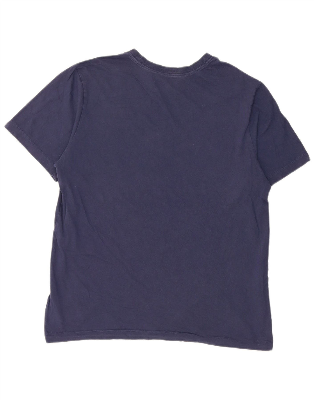 Nike Herren-T-Shirt-Oberteil, mittelgroß, marineblau, Baumwolle