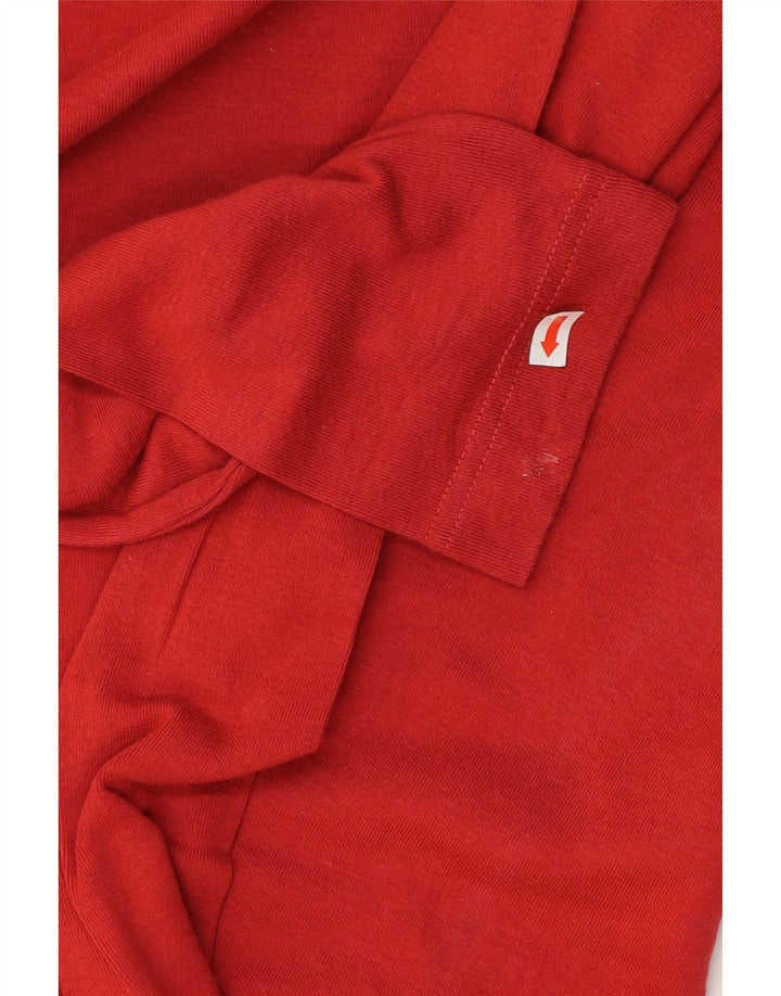 Replay Herren Graphic Top Langarm XL Rot Baumwolle