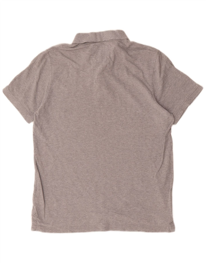 Crew Clothing Herren-Poloshirt, groß, graue Baumwolle